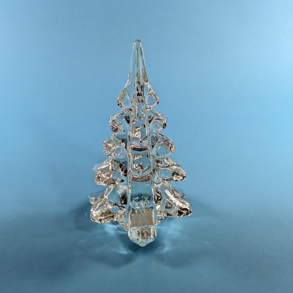 Vintage Clear glass Christmas tree home decor - Picture 7 of 7